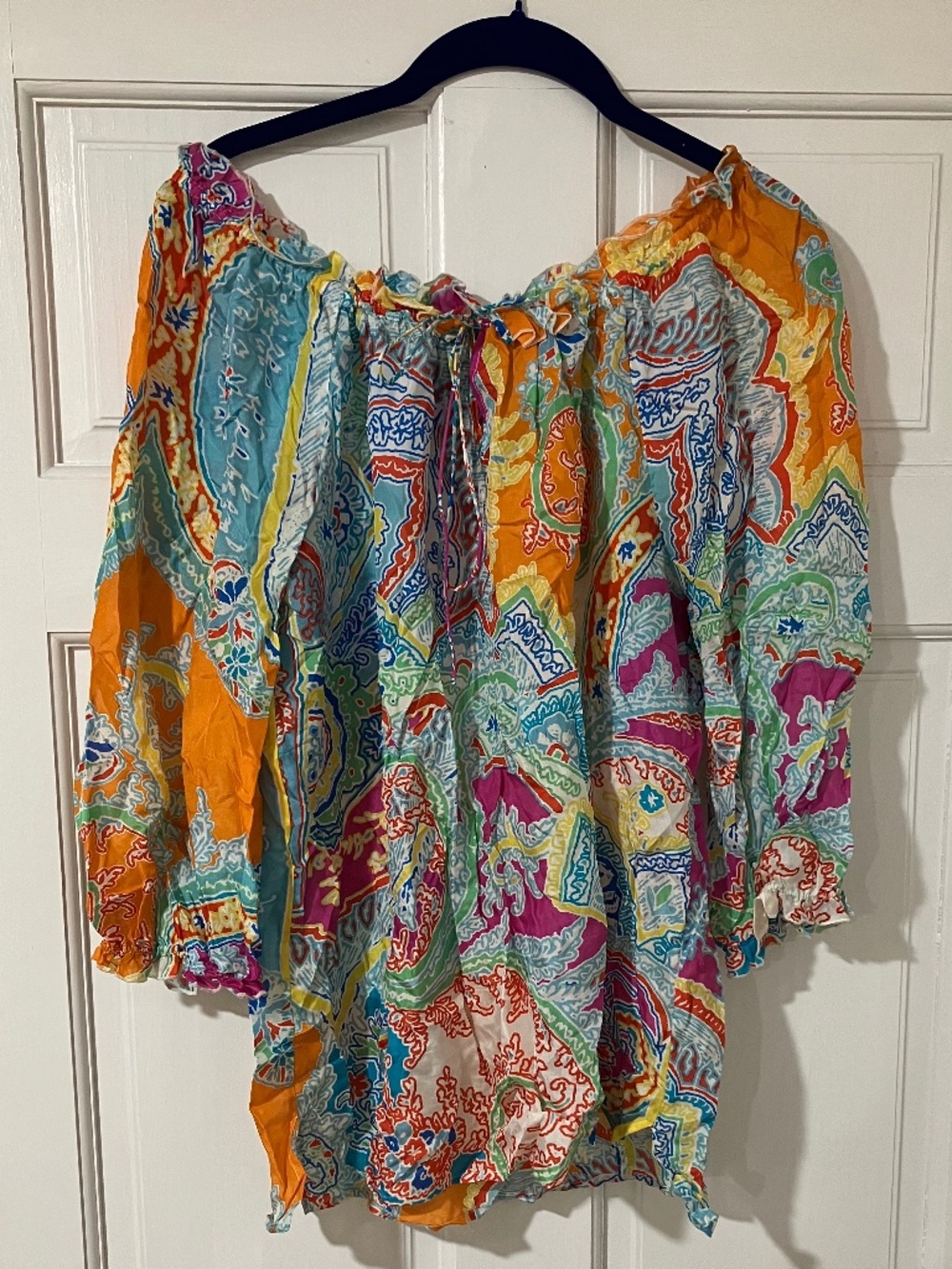 Ralph Lauren Multicolored Silk Blouse